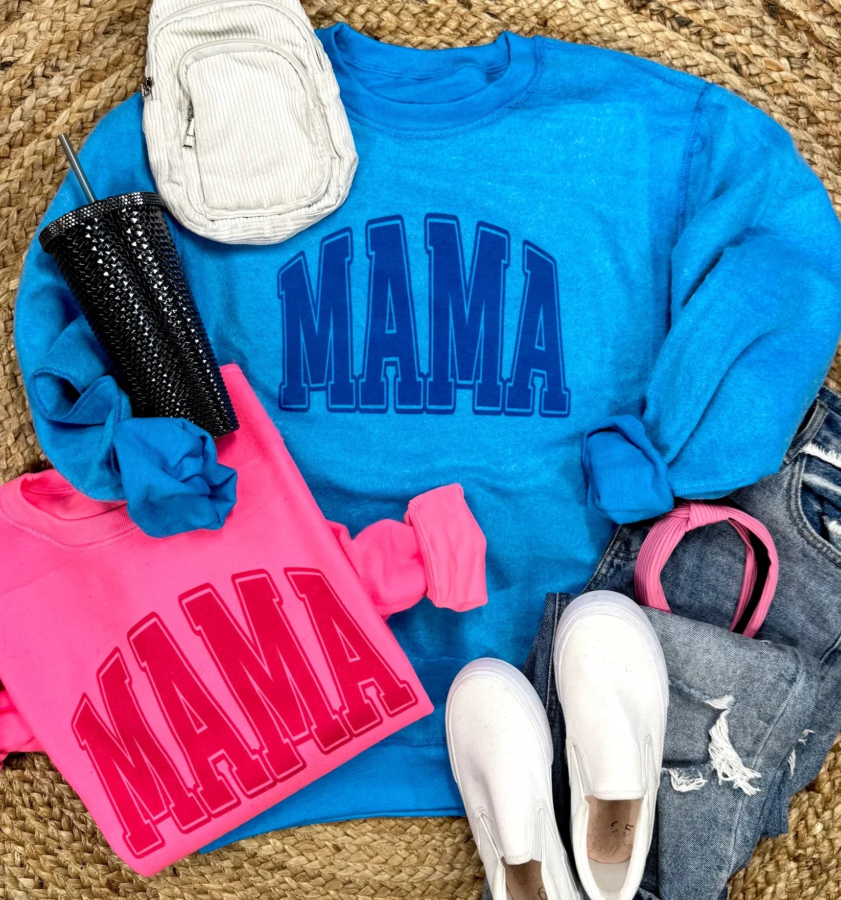 Hazel Blues® | PREORDER: Neon Mama Sweatshirts in Two Colors Hoodie with Zipper Versatile Modern Hazel Blues® | PREORDER: Neon Mama Sweatshirts in Two Colors Hoodie with Zipper Versatile Modern