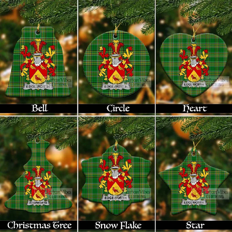Edgeworth Irish Clan Tartan Christmas Ceramic Ornament with Coat of Arms Suede Jacket Faux Fur Jacket Puffer Jacket Edgeworth Irish Clan Tartan Christmas Ceramic Ornament with Coat of Arms Suede Jacket Faux Fur Jacket Puffer Jacket