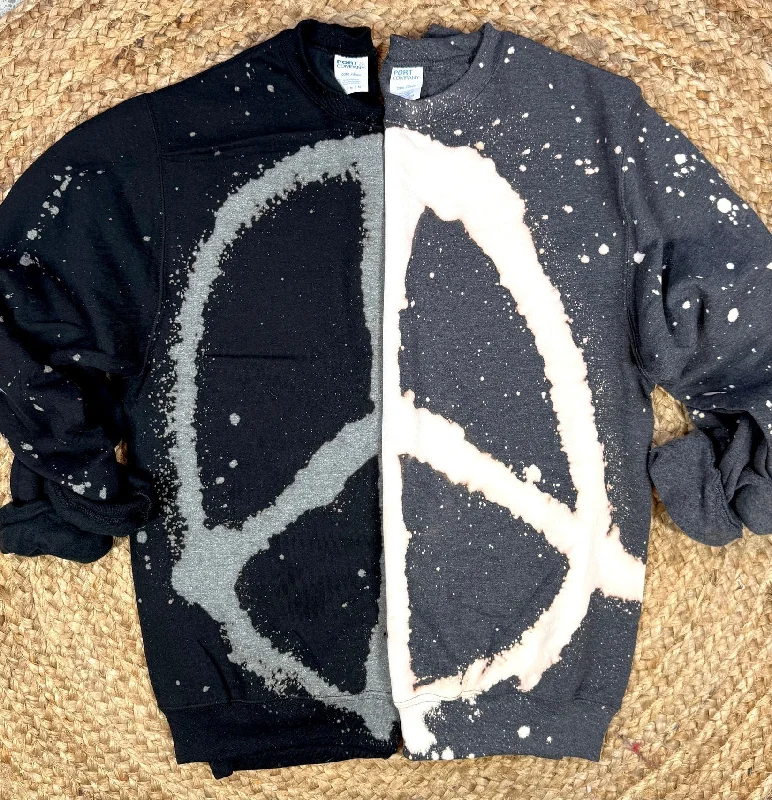 Hazel Blues® | PREORDER: Grafitti Peace Sweatshirt in Two Colors Hoodie with Thumb Holes Functional Cozy Hazel Blues® | PREORDER: Grafitti Peace Sweatshirt in Two Colors Hoodie with Thumb Holes Functional Cozy