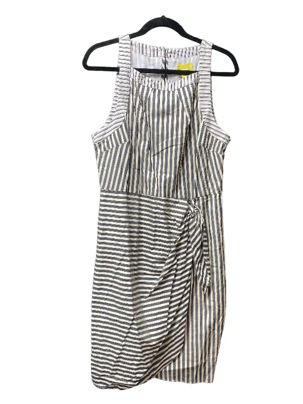 Dress Casual Midi By Maeve In Striped Pattern, Size: 14 Cozy Spaghetti Strap Midi Dress Dress Casual Midi By Maeve In Striped Pattern, Size: 14 Cozy Spaghetti Strap Midi Dress