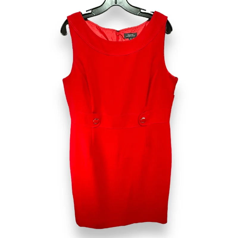 Dress Casual Midi By Tahari By Arthur Levine In Red, Size: 16 Trendy Boho Midi Dress Dress Casual Midi By Tahari By Arthur Levine In Red, Size: 16 Trendy Boho Midi Dress