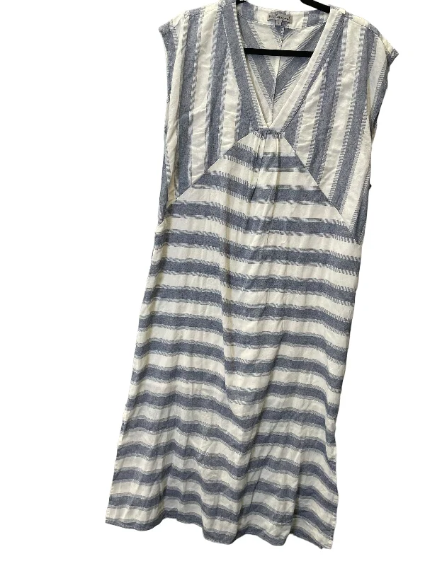 Dress Casual Midi By Wishlist In Striped Pattern, Size: L Fashionable Polka Dot Midi Dress